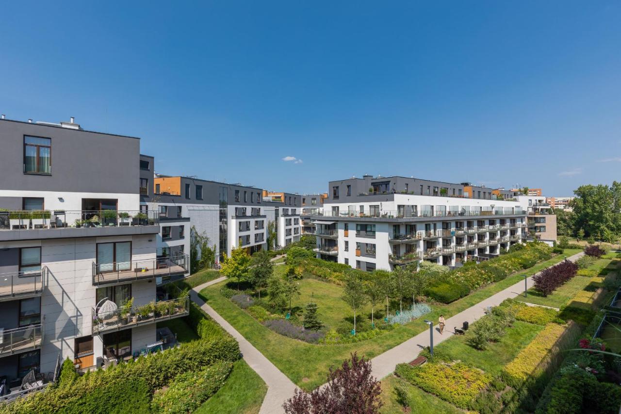 Sarmacka Apartment With Balcony Warsaw Wilanow By Noclegi Renters Eksteriør billede